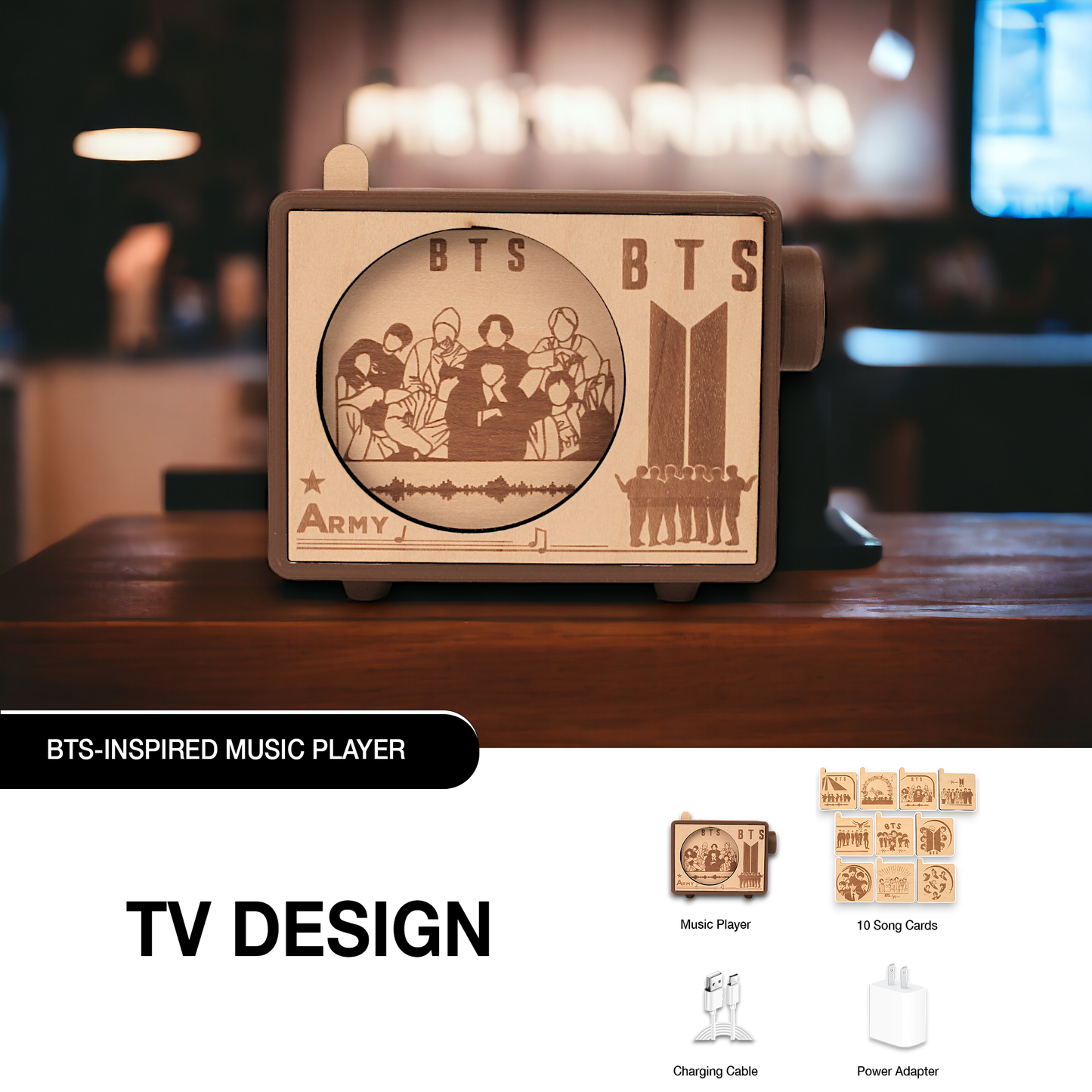 BTS-inspired Music Player | TV Design