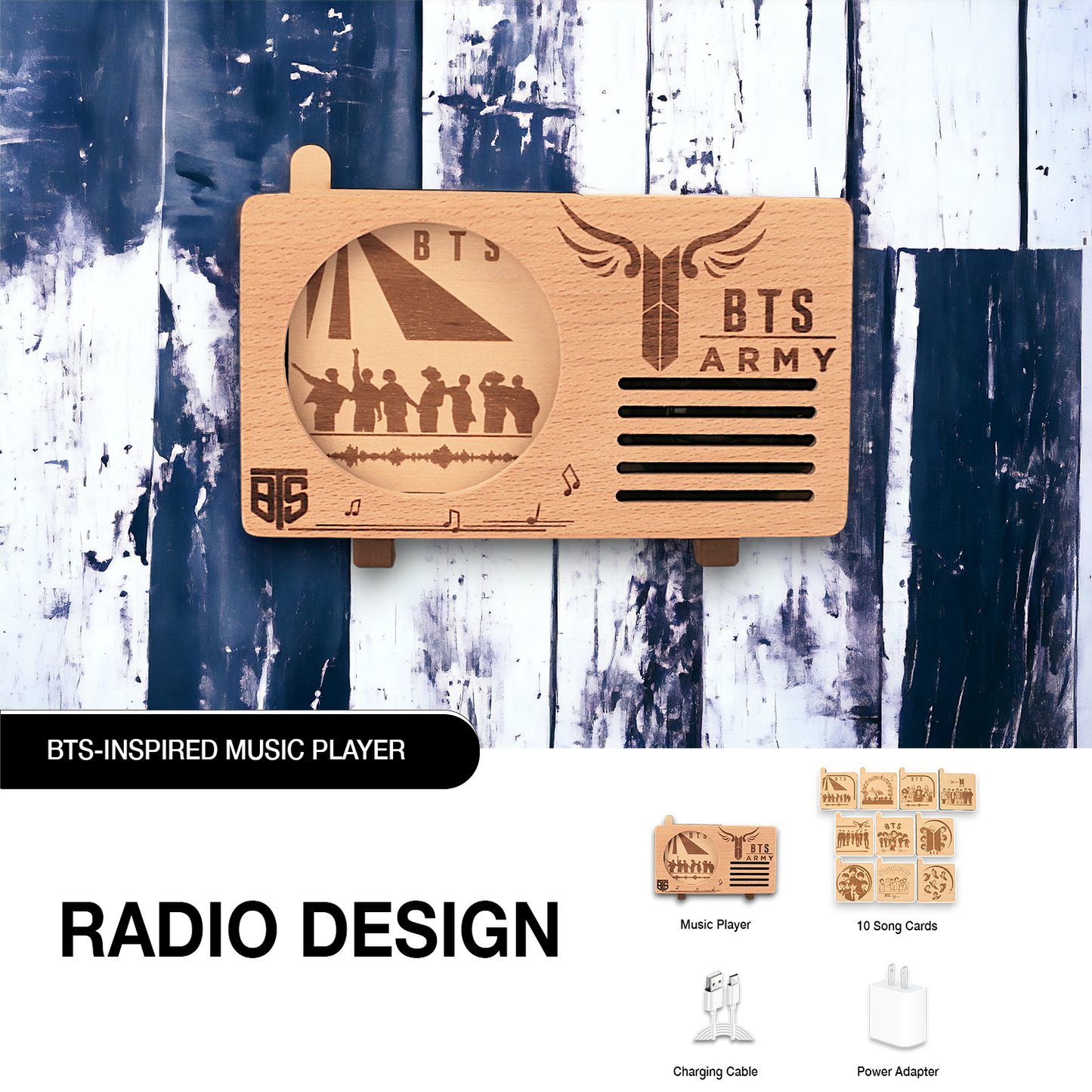 BTS-inspired Music Player | Radio Design
