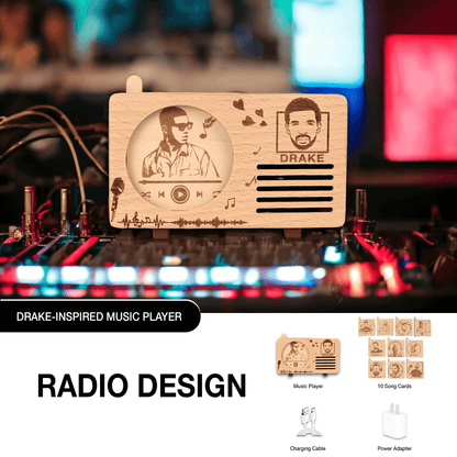 Drake-inspired Music Player | Radio Design