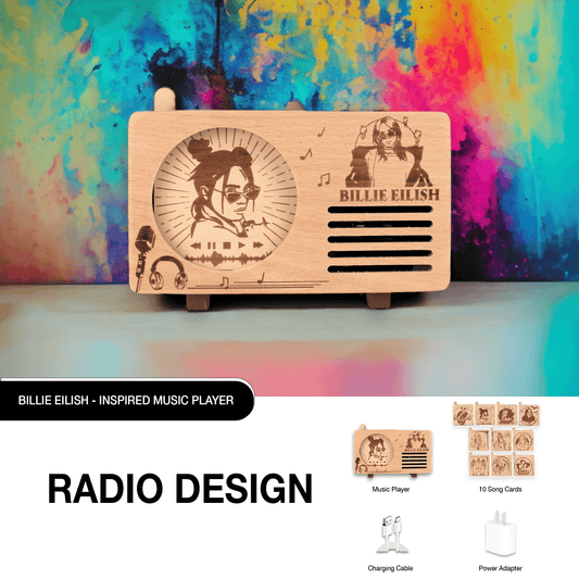 Billie Eilish-inspired Music Player | Radio Design