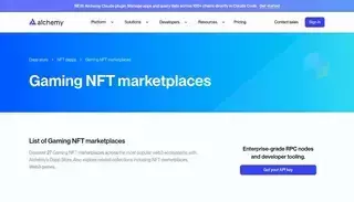 Alchemy List of 27 Gaming NFT marketplaces (2026) | Alchemy