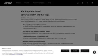 Amd 404 Page Not Found