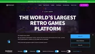 Ant Stream Antstream Arcade - The World's Largest Retro Game Streaming Service