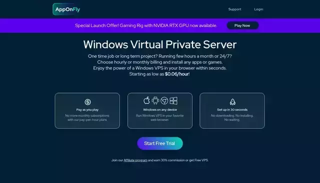 apponfly.com homepage screenshot