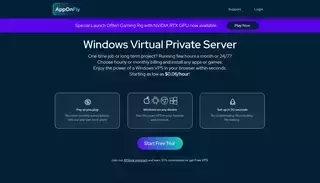 App On Fly AppOnFly Windows VPS & Cloud Gaming