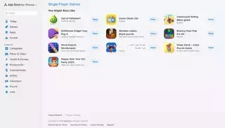 Apple ‎Single Player Games - You Might Also Like - App Store
