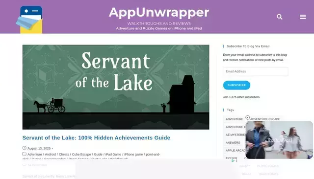 appunwrapper.com homepage screenshot