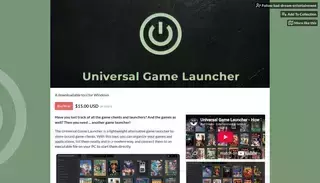 Itch Universal Game Launcher by bad-dream-entertainment