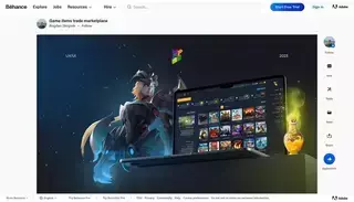 Be Hance Game items trade marketplace :: Behance