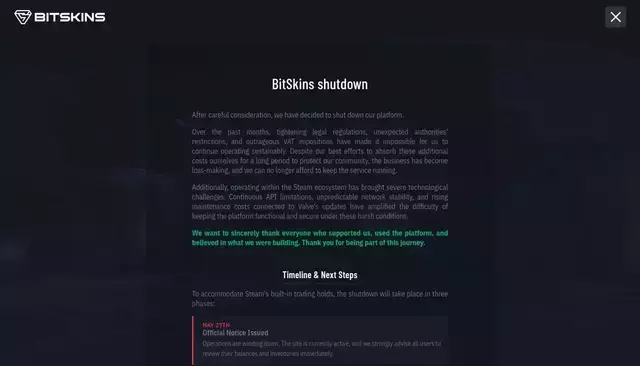 bitskins.com homepage screenshot