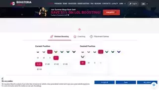Booster IA Elo Boost — Buy Ranked Boost from $9.99 | Boosteria