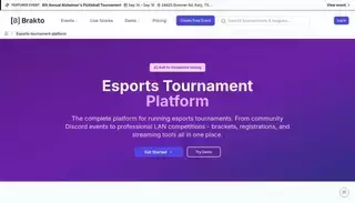 Brak To Esports Tournament Platform 2026 - Gaming Brackets & Competition Management | Brakto