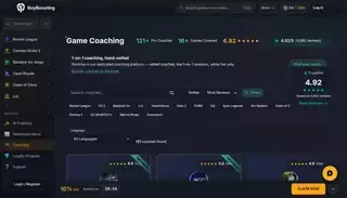 Buy Boosting Game Coaching – Learn From Pro Players | 4.9/5 Rating