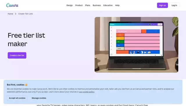canva.com homepage screenshot