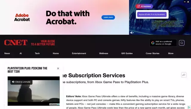 cnet.com homepage screenshot