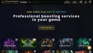 Conquest Capped Professional Game Boosting Services - Fast & Safe Boost in MMO Games