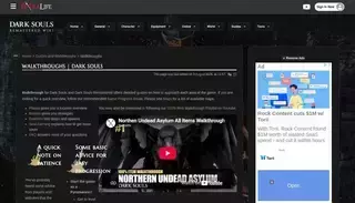 F Extra Life Walkthroughs | Dark Souls