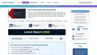 Data Intel O Game Server Hosting Service Market Research Report 2033