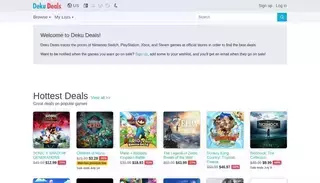 Deku Deals Deku Deals - Nintendo Switch price tracking and wishlist notifications