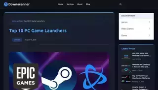 Down Scanner Top 10 PC Game Launchers