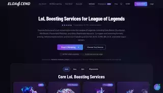 Elo Ascend LoL Boosting 2026 | League of Legends Boosting From $3/Win | EloAscend