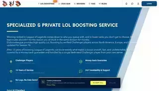 Elo Boost League LoL Boosting | Specialized & Private Elo Boost Since 2016
