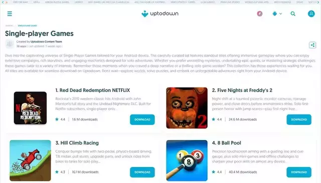 en.uptodown.com homepage screenshot
