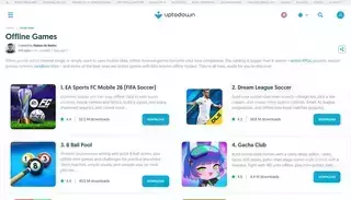 Up To Down Offline games for Android: no connection, no data needed