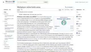 Wikipedia Multiplayer online battle arena - Wikipedia