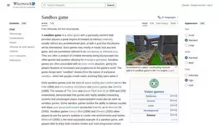 Wikipedia Sandbox game - Wikipedia