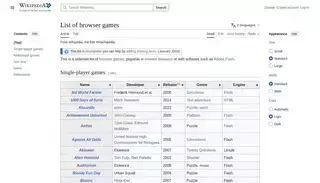 Wikipedia List of browser games - Wikipedia