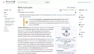 Wikipedia Battle royale game - Wikipedia