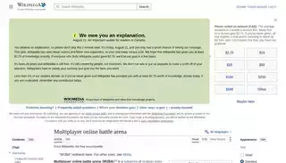 Wikipedia Multiplayer online battle arena - Wikipedia