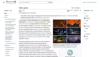 Wikipedia Indie game - Wikipedia