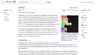 Wikipedia Tier list - Wikipedia