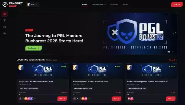 esportal.com homepage screenshot