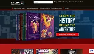 Evil Hat Homepage - Evil Hat Productions