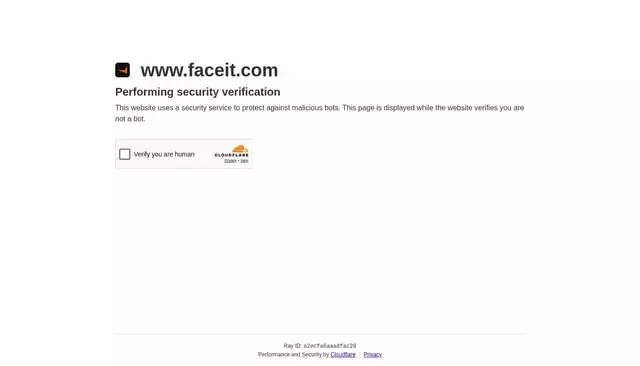 faceit.com homepage screenshot