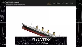 Floating Sandbox Floating Sandbox – Two-dimensional particle system simulator
