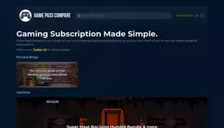Gamepass Compare Game Pass Compare: All Gaming Subscriptions In One Place