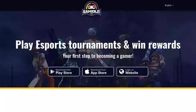 gamerji.com homepage screenshot