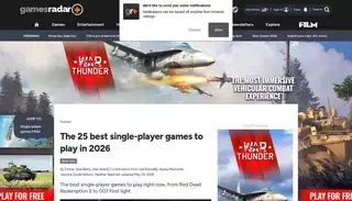 Games Radar The 25 best single player games to play in 2026 | GamesRadar+