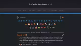 Infil The Fighting Game Glossary | infil.net