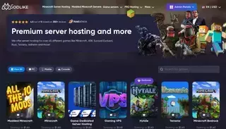 Godlike Best Game Server Hosting - Godlike