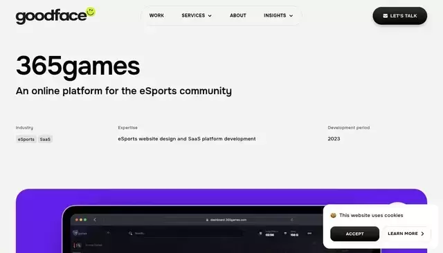 goodface.agency homepage screenshot