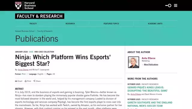 hbs.edu homepage screenshot