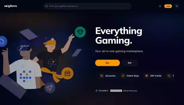 igitems.com homepage screenshot