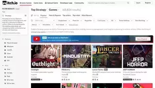 Itch Top Strategy games - itch.io
