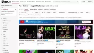 Itch Top games tagged Singleplayer - itch.io