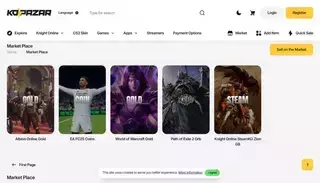 Ko Pazar Marketplace - Buy/Sell Game Currency | Kopazar